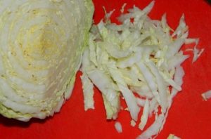 Ensalada de verduras con semillas de alcaravea