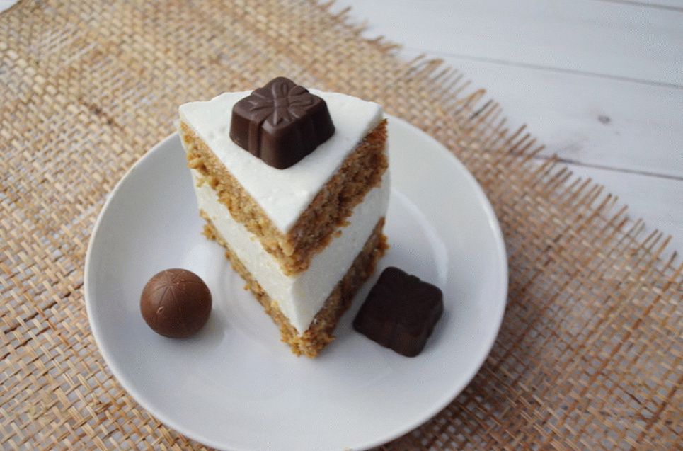 Pastel de cuajada de avena