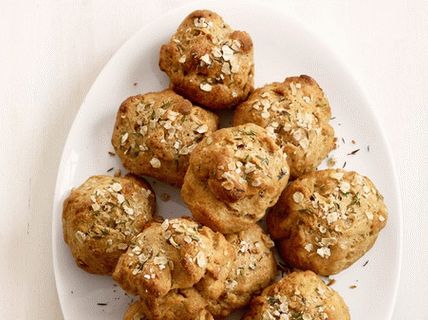 Foto galletas de avena con tomillo