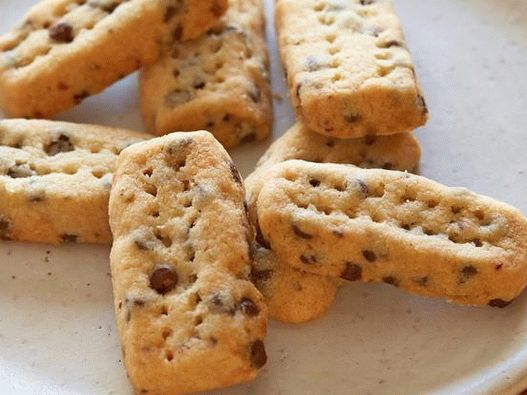 Foto de galletas con chocolate y romero
