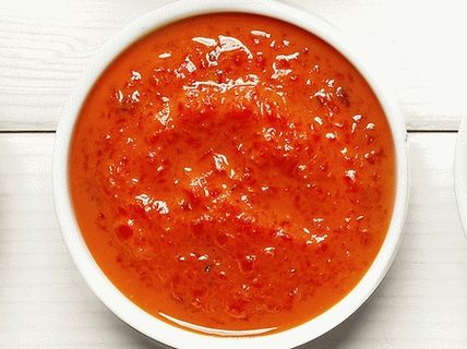 Salsa de pimienta con azafrán