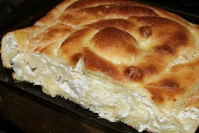 Tarta búlgara con queso