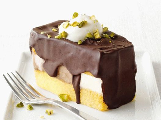 Pastel de helado napolitano de fotos