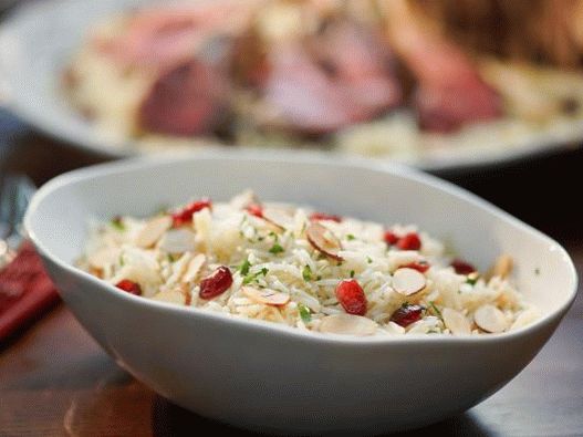Foto Pilaf con arándanos y almendras