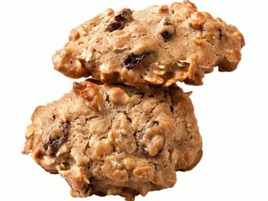 Galletas de miel y avena con pasas