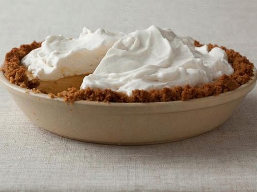 Pastel con mousse de calabaza sin hornear