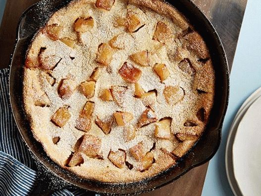Panqueques de manzana bajos en grasa