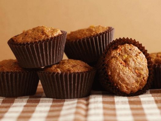 Foto útil muffins de zanahoria