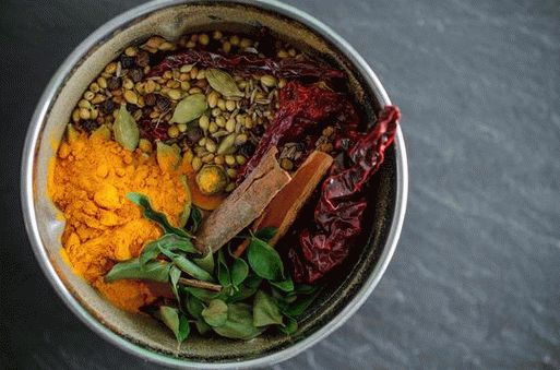 Polvo de curry fotográfico - Receta