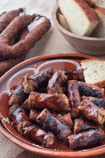 Foto de salchicha Lingvik portuguesa en casa