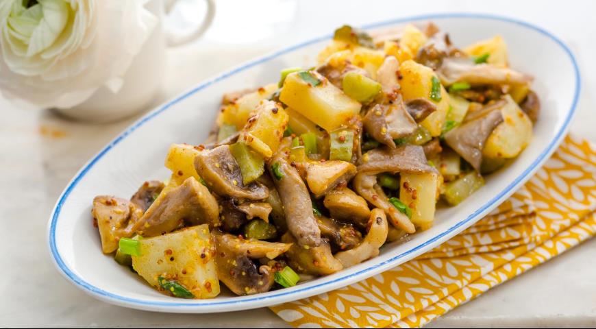 Ensalada Cuaresmal con Champiñones