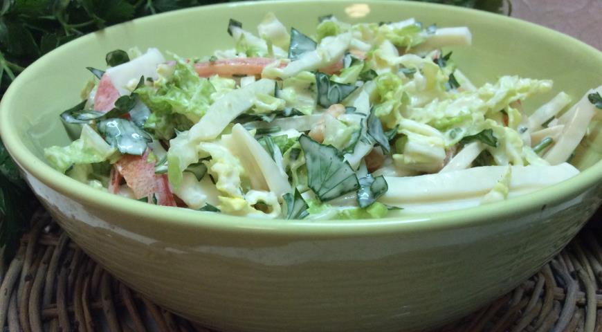 Ensalada Cuaresmal con Calamares