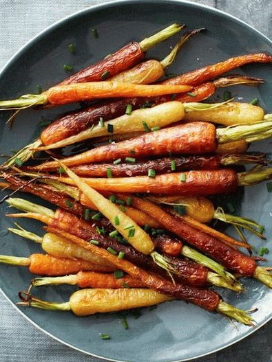 Zanahorias arcoiris al horno