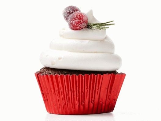 Foto cupcakes picantes con arándanos confitados