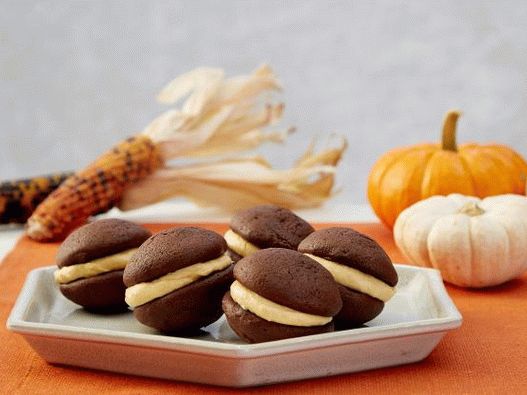 Foto Galletas de Sandwich de Chocolate con Calabaza Picante