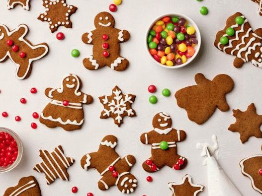 Foto galleta de pan de jengibre picante