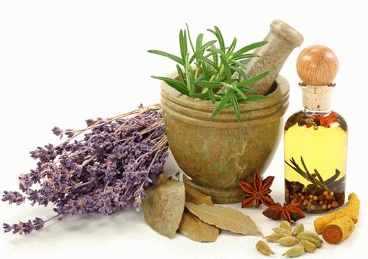 Foto de aceite de oliva especiado