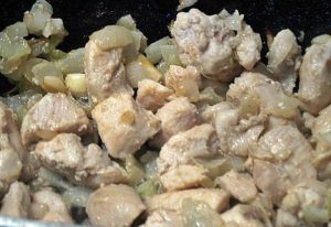 Menestra de verduras con pollo