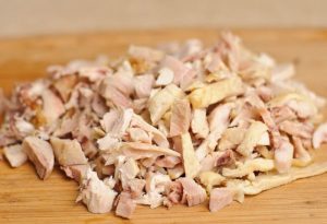 Ramen de pollo y huevo