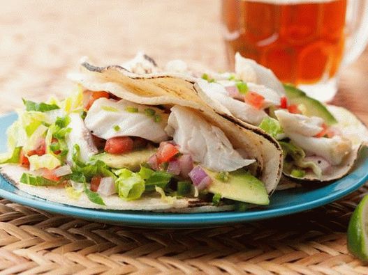 Fotografía del plato - Tacos de pescado