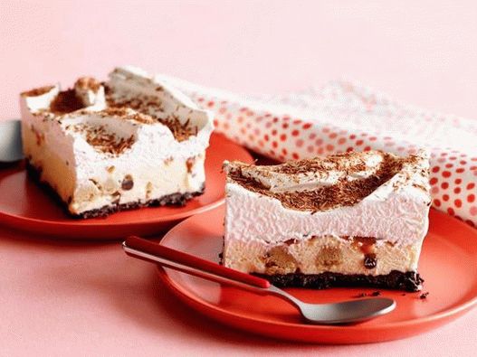Foto: pasteles de galletas con helado y masa de hojaldre