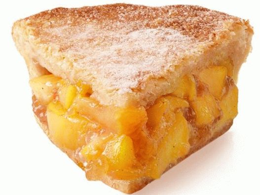 Pastel de durazno cerrado