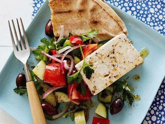 Foto del plato - Tapas de la ensalada griega de Horiatiki