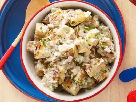 Foto del plato - Ensalada de papa a la parrilla con pimentón