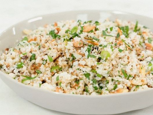 Fotografía del plato - Arroz de coliflor