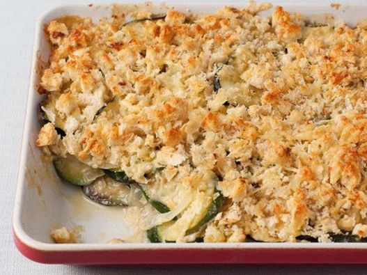 Foto del plato - Calabacín gratinado de calabacín