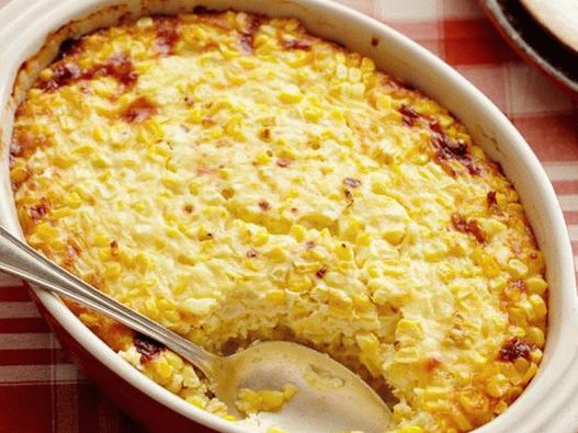 Foto del plato - Cazuela de maíz en la mazorca