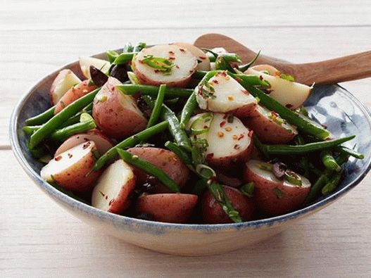 Foto del plato - Ensalada con papas y judías verdes