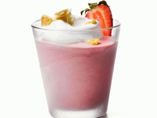 Foto - Cóctel de helado de fresa