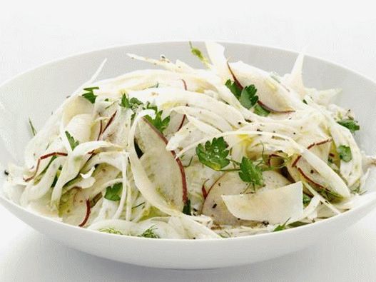 Ensalada con pera e hinojo
