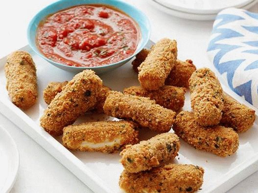 Palitos crujientes de mozzarella útiles