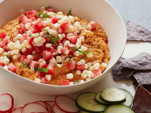 Salsa picante de salsa Sukkotash