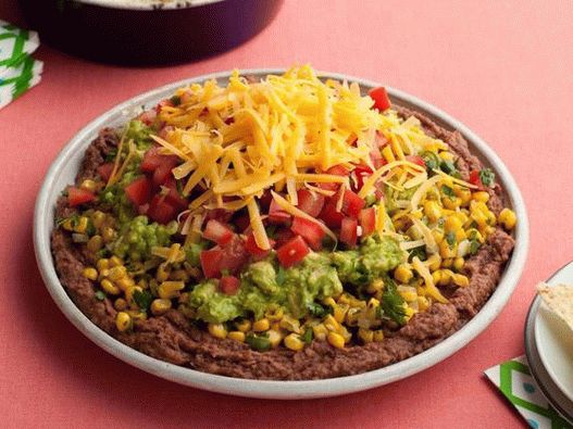 Salsa mexicana de cinco capas