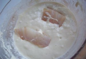Pescado rebozado