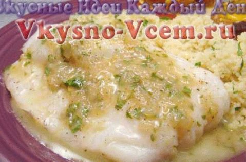 Pescado en salsa de vino