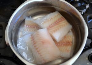 Ensalada de pescado abadejo