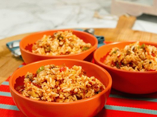 Foto de arroz con frijoles en las Bahamas