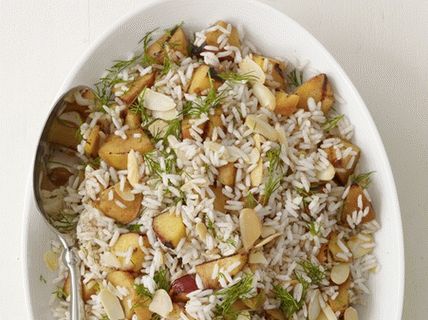 Foto Arroz con Nectarinas a la Parrilla