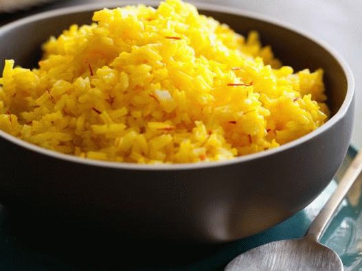 Foto de arroz con azafrán