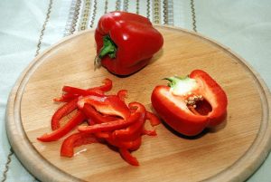 Arroz con judías verdes