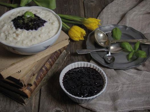 Pudín de arroz con foto