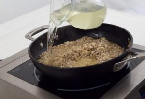 Risotto de champiñones