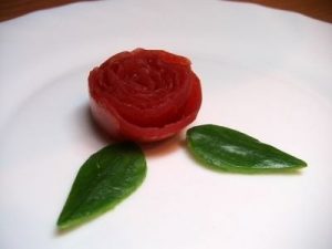 Rosas de tomate