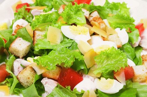 Ensalada César con pollo: receta