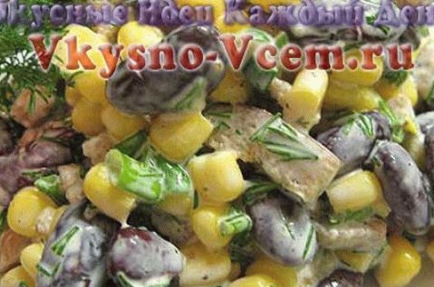 Ensalada de frijoles rojos