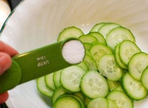 Ensalada de verduras abundante
